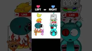 sprunki phase 3 but swapped x Inflated Sky is Starving (side by side comparison) #sprunki #art