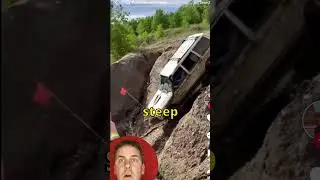 STEEP Jeep!  #4wd247 #shorts #offroad #jeep #fail #overlanding #overlanding #rollcage