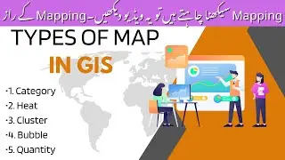 Types of MAP in Geographic Information System (GIS) | Cartography|Urdu/Hindi
