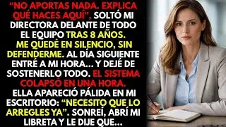Mi directora me humilló 8 ocho años sosteniendo al equipo, hasta que dejé de hacerlo