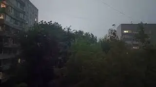 Heavy Rain with Thunderstorm in Russia