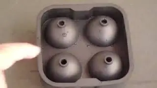 ICE Ball Maker, novedad de silicona de hielo molde bandeja, Cubitos redondos y muy chulos