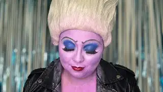 🦑 Ursula Makeup Tutorial | Disney Villain Transformation 💜🖤