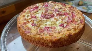 my grandma gave me this Rhubarb Cake Recipe! It&rsquo;s so good, I make it all year long