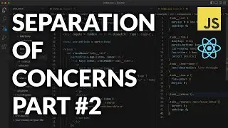 Examples in React - Separation of Concerns part #2