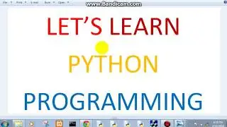 Let's Learn Python Programming  Basics  Part 3   Printing