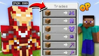 Minecraft but Superheroes trade OP 😲🔥STRUCTURES...