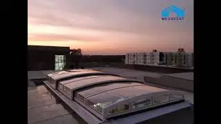 Megavent Moving Skylight / Retractable Roof