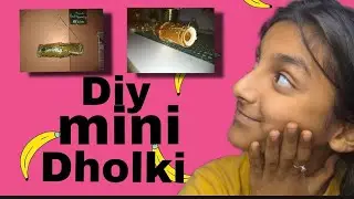 Diy mini Dholki🤩🤩||#Pearlvlogandcraft 