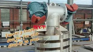Vertical vibrating conveyors achieve vertical lifting of materials with a very small floor space