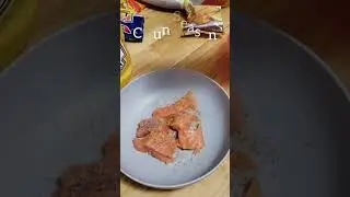 Crispy salmon Nuggets 🤤#food #howtocooksalmon #delicousfood