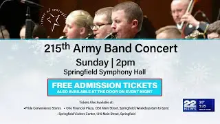 Springfield Symphony Hall hosts free concert by 215th Army Band