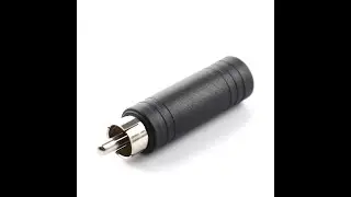 6.35mm 1/4 Inch Mono Female Jack To RCA Male Plug Audio Adapter Cable Converter Microphone Adapter