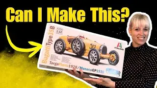 Распаковка сборной модели Italeri Bugatti Type 35B в масштабе 1:12 | Задание для начинающих модел...