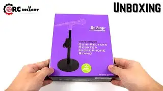On Stage DS7200QBR Desktop Mic Stand Unboxing