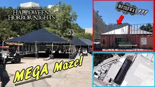MEGA Maze Coming to HHN 2020!? - Halloween Horror Nights Construction Update!