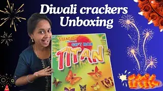Unboxing Diwali crackers gift box | standard fireworks | 55 items in one box