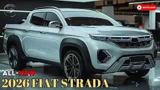 All-New 2026 Fiat Strada Revealed &ndash; A Compact Pickup With Enough Tech!