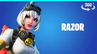🔥 RAZOR SKIN - 360&deg; - FORTNITE 🦙