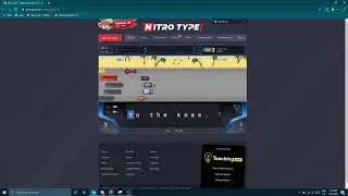 Beating JOSH (200 WPM BEST) On Nitro Type?!?!!?? Not Clickbait!!!
