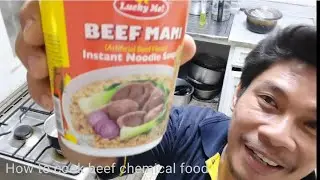 How to cook chemical beef chemical food