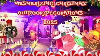 Очаровательный рождественский декор для улицы 2025 года #christmasdecor