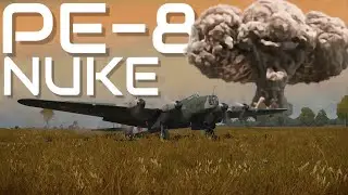 Tactical Nuke In War Thunder RB! | Pe-8 Gameplay and Cap Landing