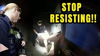 Police Bodycam Footage Shows High Speed Chase leads to Car Crash!