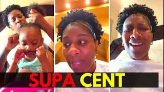 supa cent instagram live with her daughter | 12 june 2022
