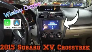 2015 Subaru XV Crosstrek Wireless Carplay Android Auto mirror cast Netflix youtube Reverse camera