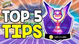 TOP 5 TIPS TO REACH MASTERS! - Pokemon Unite Tips/Tricks
