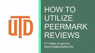 How to Complete and Access a PeerMark Review