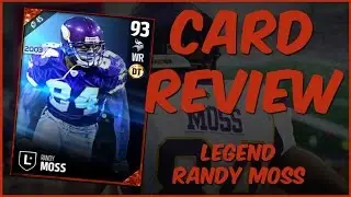 MUT 17 Card Review | Legend Randy Moss Gameplay + Card Review