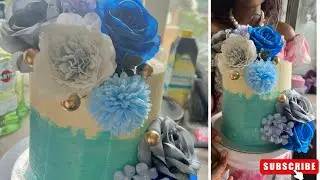 Watch Me Bake a Cake From Scratch | Simple 3 flavored birthday cake