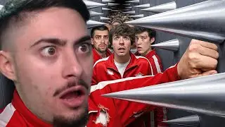 REAGISCO a 100 PERSONE VS LA TRAPPOLA PIÙ GRANDE DEL MONDO di MRBEAST!!