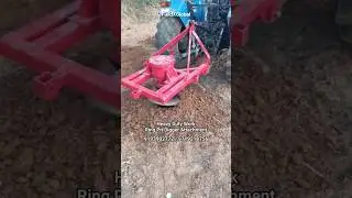 Ring Pit Digger | Mini Tractor Digger Machine | Tree Plantation Hole Digger Machine #digger #auger