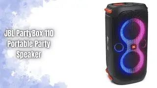 Обзор портативной акустической системы для вечеринок JBL PartyBox 110 | НЕВЕРОЯТНЫЕ басы, подсвет...
