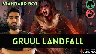 GRUUL LANDFALL Standard Bo1 #magicthegathering  #mtg #mtgarena