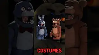 FNAF Movie ANIMATRONIC COSTUMES BEHIND THE SCENES! #fnaf1 #fnaf #fnaf2 #fnafmovie #securitybreach