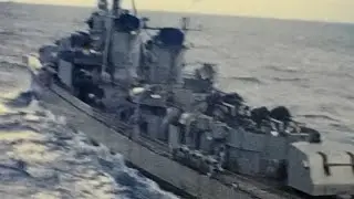 USS Lofberg DD-759 Westpac 1955 Carrier Flight Operations - USS Buck DD-761 & USS John A Bole DD-755