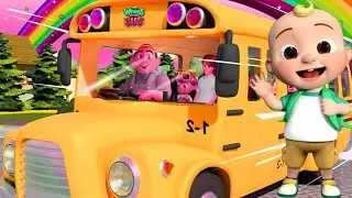 Wheels on the Bus Service Vehicles || Nursery Rhymes for Kids | Poem For toddlers || Bubble Pie