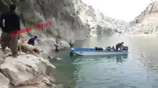 The migration of nomads who are forced to cross the water due to the lack of a bridge