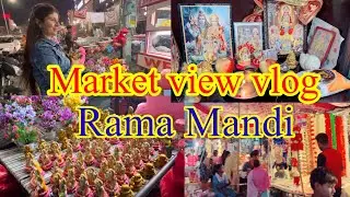 My Market vlog on YouTube II market views II Rama mandi market view II