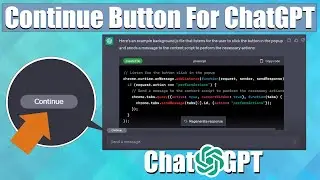 How to Create a 'Continue' Button with JavaScript for ChatGPT #chatgpt  #openai  #plugin #booklet