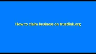 Ekab SEO: How to claim business on trustlink.org