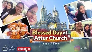 Our Family at Attur Church❤️😇#vlogs#trending#vlog#viral #ytvlogs#atturchurch#dailyvlog#karkala 