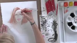 Fashion Illustration Tutorial Part 3/3  |  How to Draw and Paint a Face