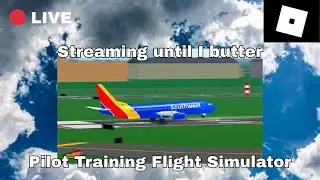 Streaming until I BUTTER in PTFS #aviation #planes  #pilot #flying #aviation #aircraft