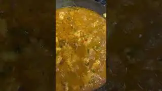 The Chicken curry is Simmering in a large Pot 🍛 #foodpassion #foodclips #foodie 827