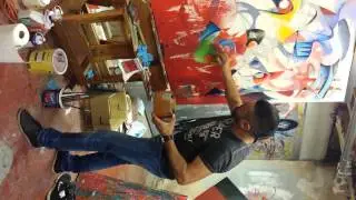 Rare interview with an abstract artist Peter Triantos